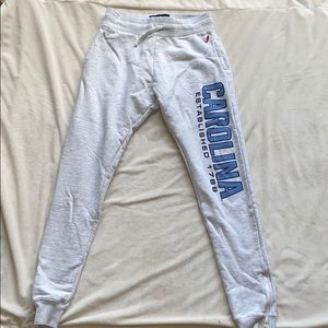 UNC grey sweatpants